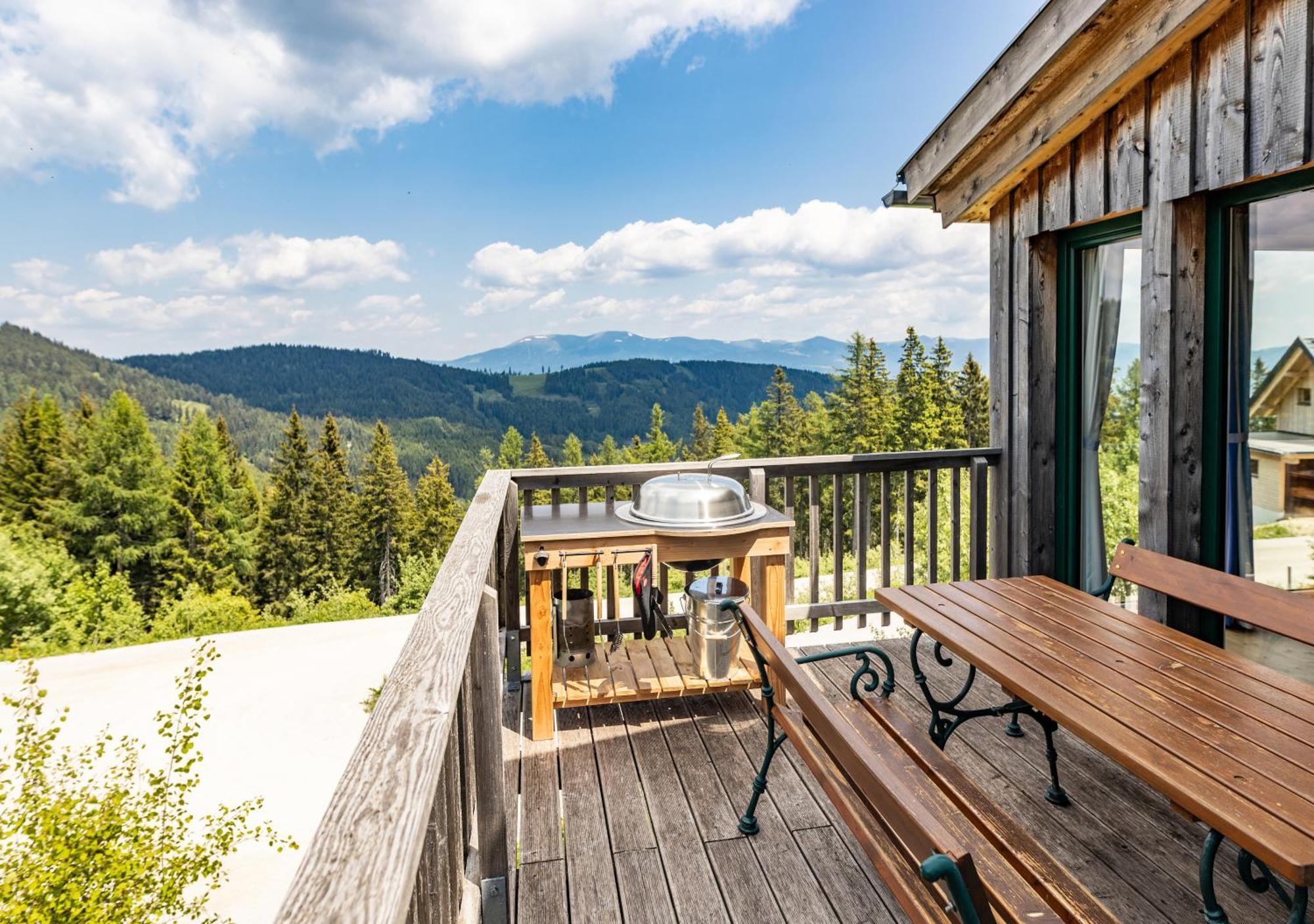 1A Chalet Rast - Wandern, Grillen, Traumblick, Indoor Sauna Bad Sankt Leonhard im Lavanttal Εξωτερικό φωτογραφία